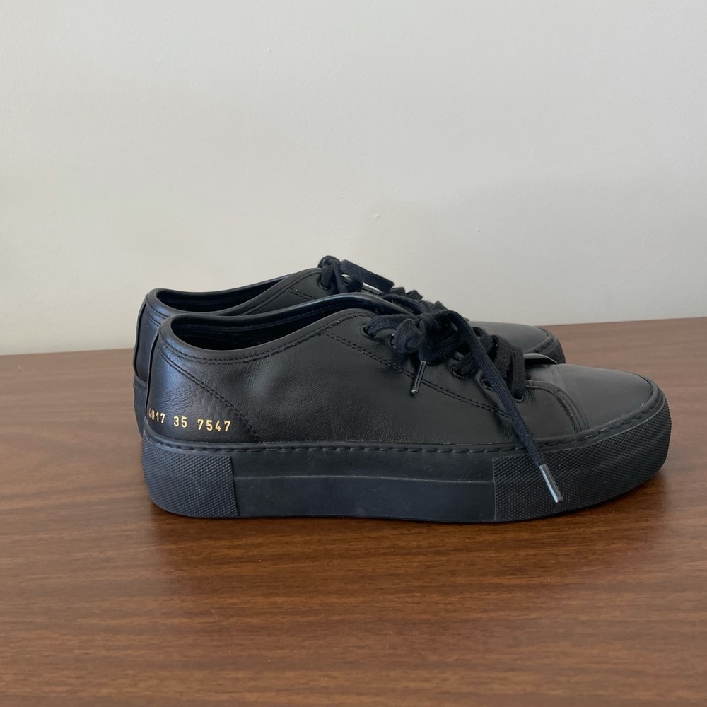 Common Projects Black Sneakers Size 35